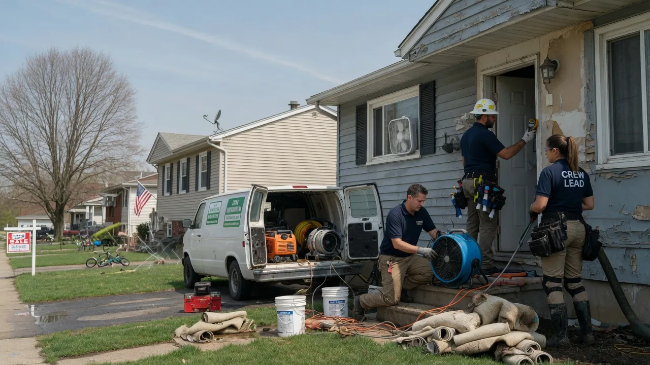 Flood Cleanup in Rising Sun, MD near me